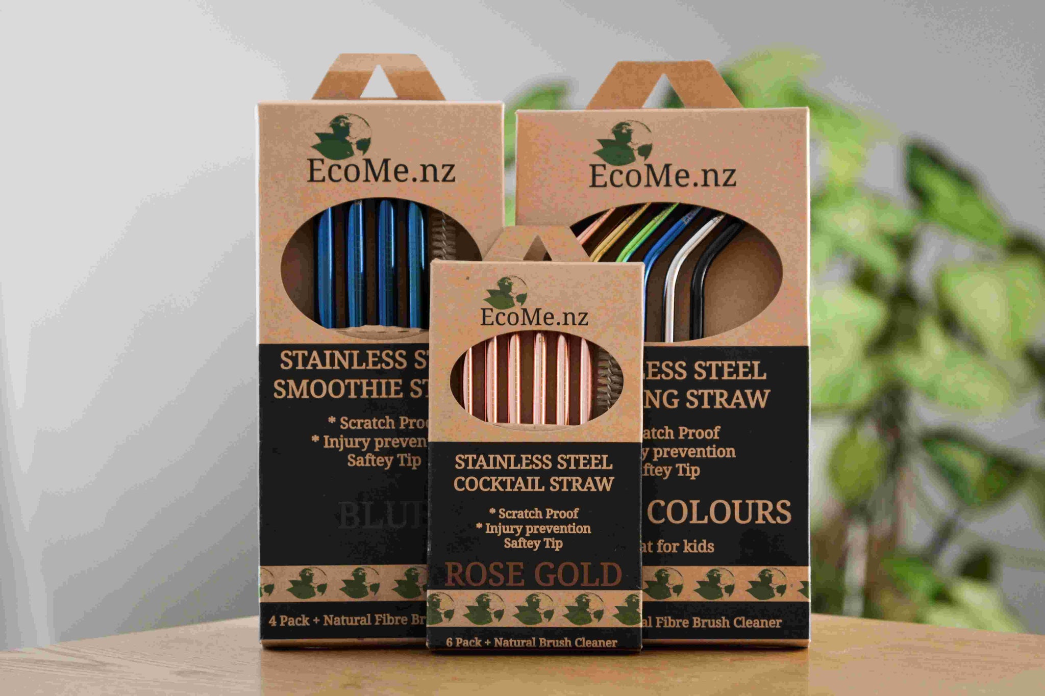 Say no to plastic straws and yes to safety tipped stainless steel!